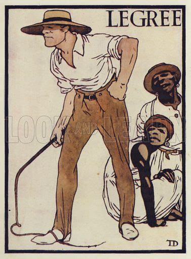 Simon Legree, a character from Uncle Tom's Cabin stock image | Look and Learn