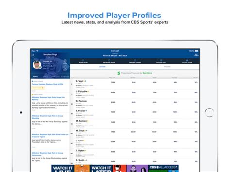 CBS Sports Fantasy Football & News screenshot
