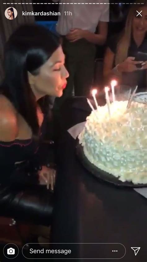 Kourtney Kardashian Celebrates Birthday with 5 Different Cakes