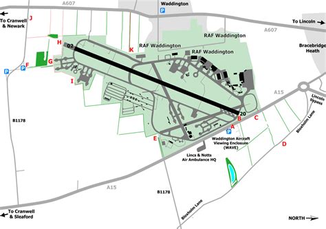 Thunder & Lightnings - Airfield Viewing Guide - RAF Waddington