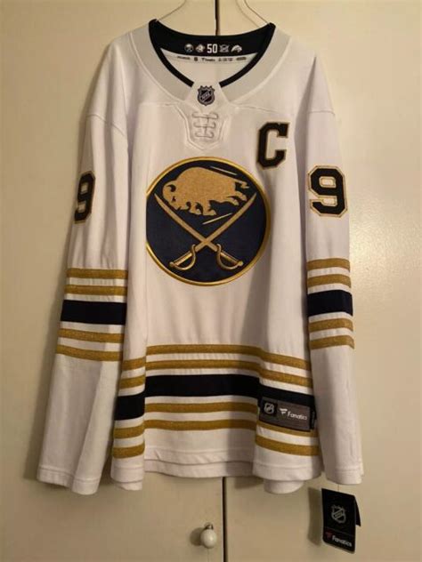 Jack Eichel Buffalo Sabres 50th Anniversary Jersey (2XL) Gold | Fanatics | eBay