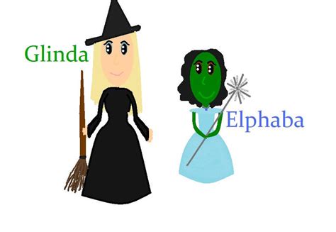 Elphaba and Glinda by jamdoughnutmagician on DeviantArt