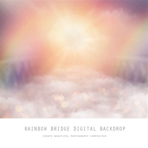 Rainbow Bridge Heaven Digital Backdrop – Squijoo.com