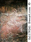 Free art print of Aboriginal Rock Art - Kakadu National Park, Australia | FreeArt | fa1178078