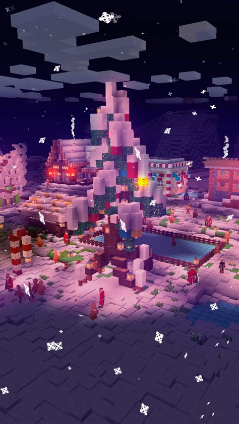 🔥 Download Christmas Village Minecraft 4k Wallpaper iPhone HD Phone 6130h by @maryw31 ...