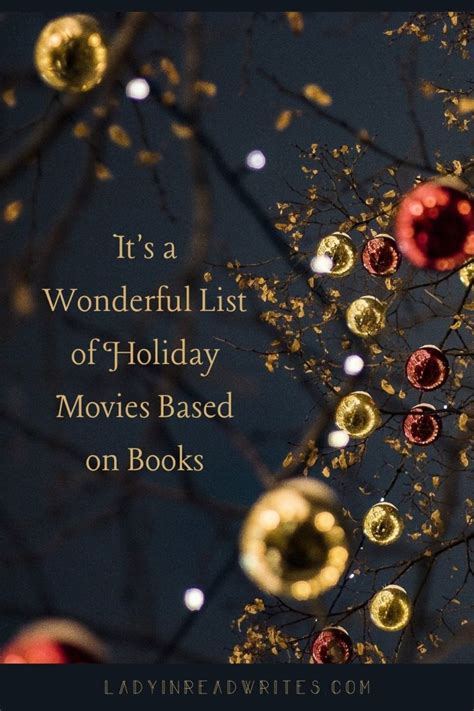 It's a Wonderful List of Holiday Movies Based on Books - Lady In Read ...