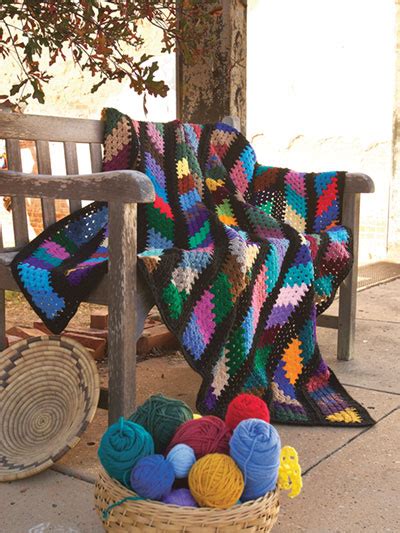 Use up your Scrap Yarn with these 4 Colorful Easy to Crochet Scrap Afghan Patterns