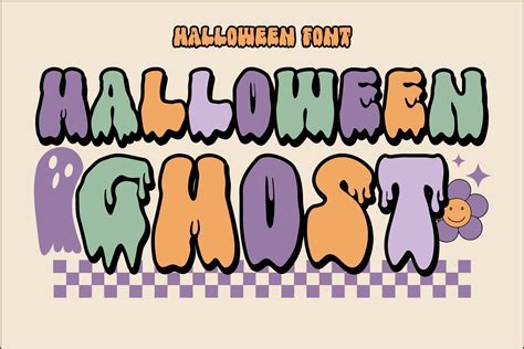 Halloween Ghost Font by komsan_ks · Creative Fabrica