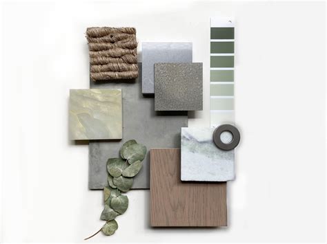 A Sophisticated Earthy Material Palette with Soft, Natural Colours Raw Texture | Materials board ...