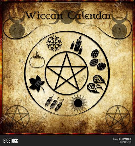 Wiccan Calendar Image & Photo (Free Trial) | Bigstock