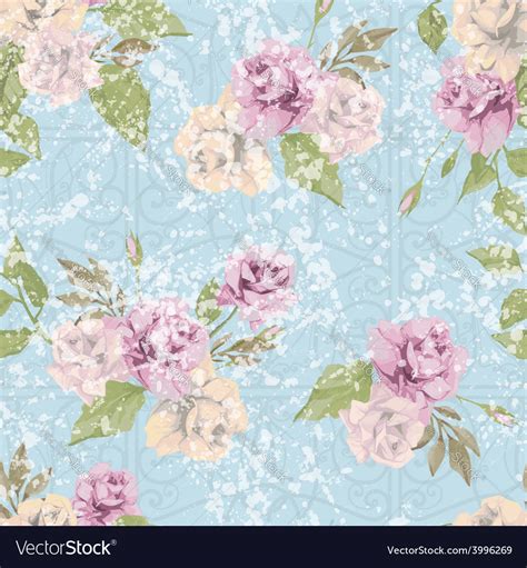 Pastel Pink Floral Pattern