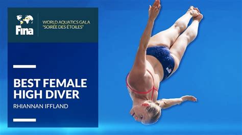 Rhiannan Iffland - Best Female High Diver | FINA World Aquatics Gala ...