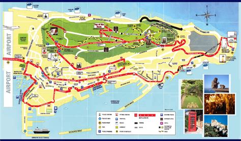 Large detailed tourist map of Gibraltar | Gibraltar | Europe | Mapsland | Maps of the World