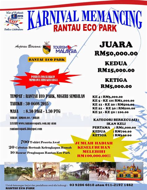 Rantau Eco Park: Poster Memancing