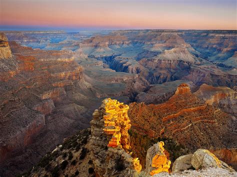 World Visits: The Grand Canyon in United States higher forested rims