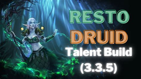 WOTLK Restoration Druid PvE Talent Build - YouTube