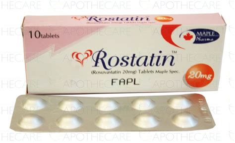 Rostatin Tab 20mg 10's