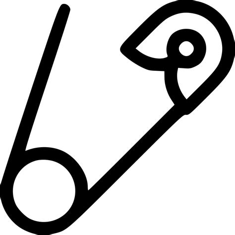 Safety Pin's PNG Image | Safety pin, Black and white pictures, Png