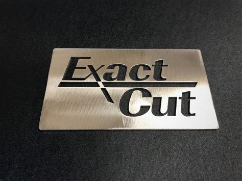 Metal Business Card – Water Jet Cutting, Laser Cutting, & 3D Printing