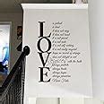 Amazon.com: Love is Patient Love is Kind, Living Room Wall Decals Decor ...