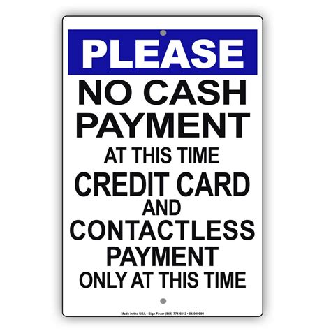 Please No Cash Payment At this Time Credit Card And Contactless Payment Only At This Time ...