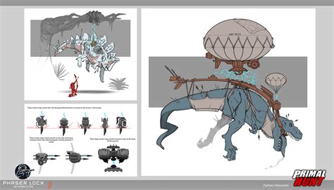 Zachary Alexander - Primal Hunt VR Concepts Dump 1/3