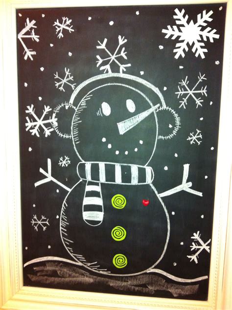 Snowman chalkboard idea | Christmas chalkboard art, Christmas chalkboard, Chalkboard art