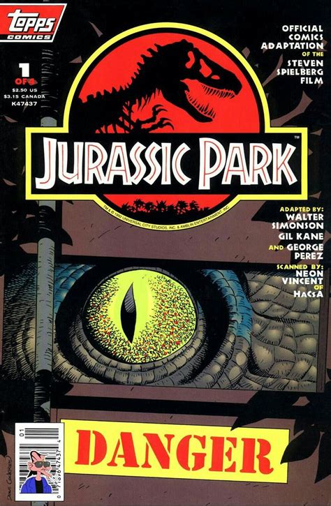 Jurassic Park (1993) #1 | Old comic books, Jurassic park book, Jurassic park 1993