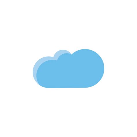 cloud vector, logo template design vector 2302012 Vector Art at Vecteezy