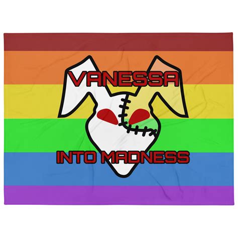 Vanessa Into Madness Rainbow Blanket | NightCove_theFox