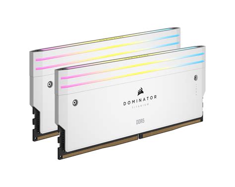 RAM Corsair Dominator Titanium White 32GB (2x16GB) RGB 60000 DDR5 (CMP – GEARVN.COM