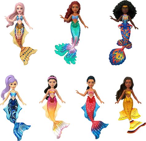 Best Buy: Disney The Little Mermaid Ariel & Sisters 8.5" Dolls (7-Pack) HLX17