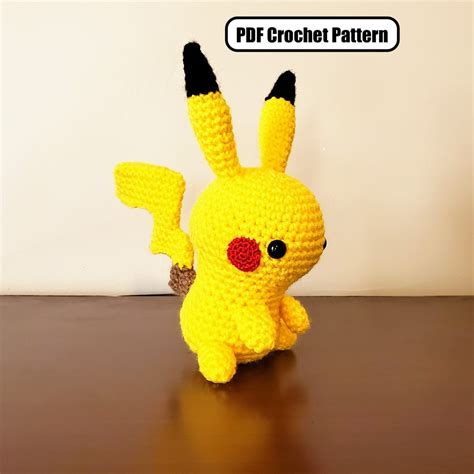 Pikachu Amigurumi Crochet Pattern - Etsy