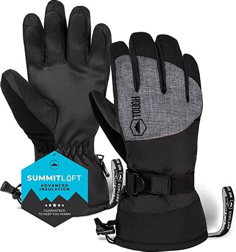 Ski & Snow Gloves - Waterproof Winter Snowboard Gloves for Skiing ...