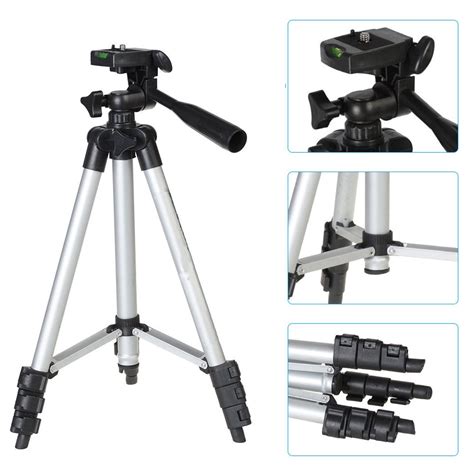 Buy Mobile Phone Stand Camera Stand 360-1050mm Adjustable 1/4 Screw ...