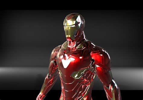 Jonathan Brito - Iron Man Mark 50 (Infinity War) 3D Model