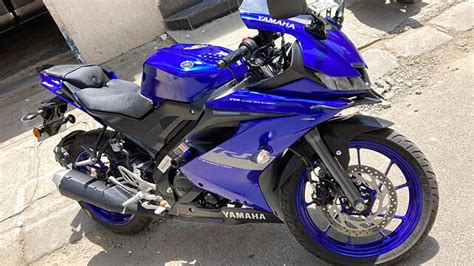 Used 2020 Yamaha YZF R15 V3 Racing Blue - ABS BS VI (S174514) for sale in Bangalore | BikeWale