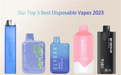 Our Top 5 Best Disposable Vapes 2023 | VECEE Disposable Vapes