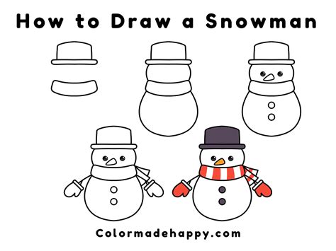 How to Draw a Snowman