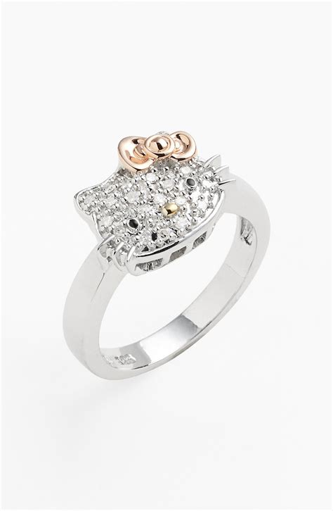 Hello Kitty® Pavé Diamond Ring (Nordstrom Exclusive) | Nordstrom