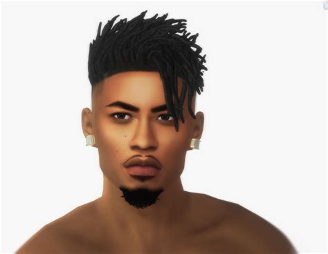 THE SIMS 4 CC Sims 4 Afro Hair Male, Sims 4 Curly Hair, Curly Hair Men, Curly Hair Styles, Sims ...