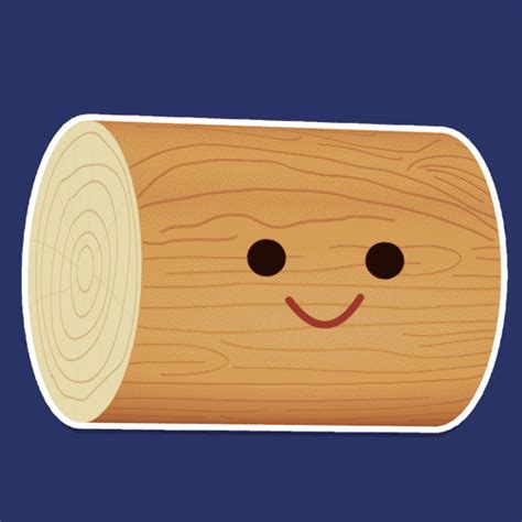 Wood happy illustration GIF - Find on GIFER