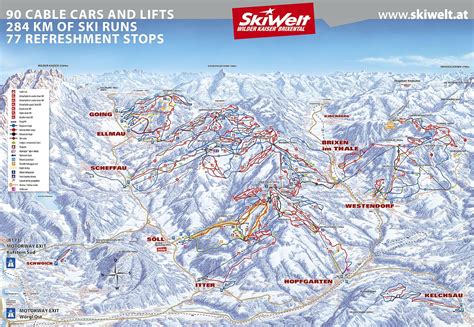 Full size piste map for Westendorf