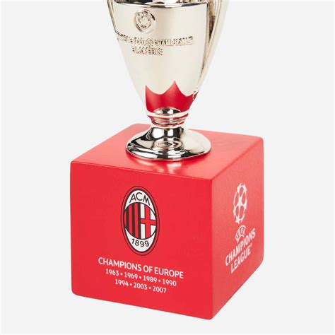 MILAN Trophy Replica (70 mm) on wooden pedestal | AC Milan Store