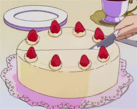 Cake Anime GIF - Cake Anime Dessert - Discover & Share GIFs