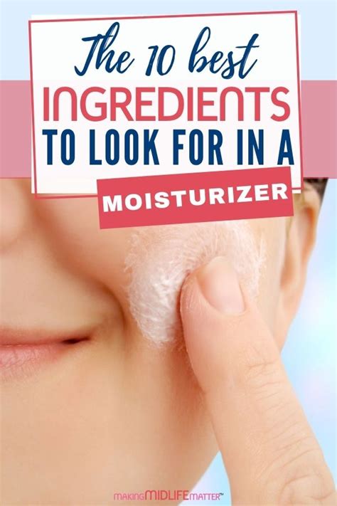 10 Ingredients To Look For In A Winter Moisturizer - Making Midlife Matter