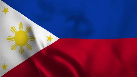 The Philippine National Flag Waving (Animation) - YouTube