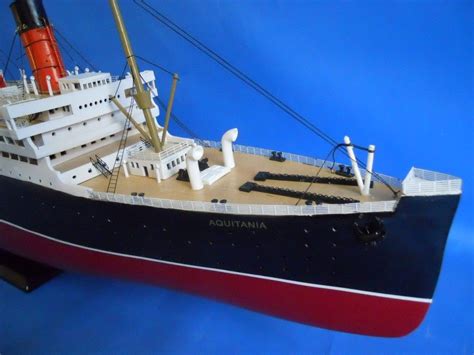 Buy RMS Aquitania Limited 50in w/ LED Lights Model Cruise Ship - Model Ships