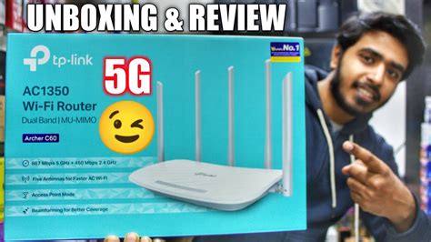 TP-Link Archer C60 Unboxing | TP Link Archer C60 Setup | AC1350 Wireless Dual Band Router 1350 ...