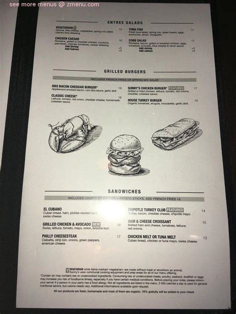 Online Menu of Sunny’s Restaurant, Miami Beach, Florida, 33139 - Zmenu